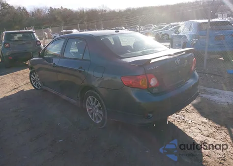 2009 Toyota Corolla S из США, поврежденный, VIN 1NXBU40E59Z135590